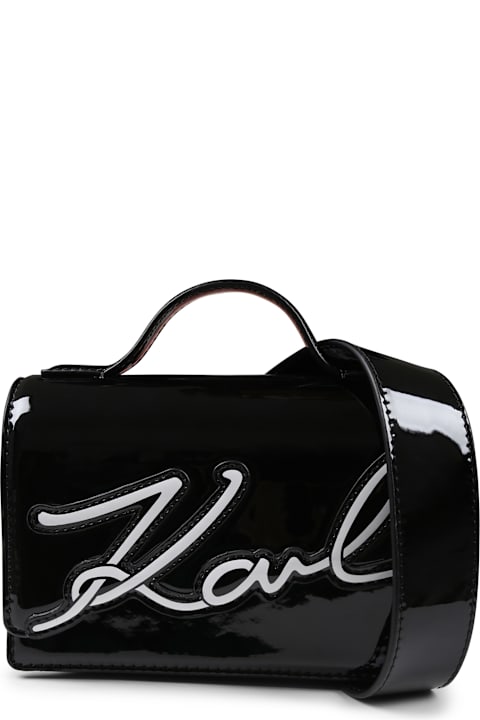Homeware Karl Lagerfeld Kids Black Bag For Girl With Logo