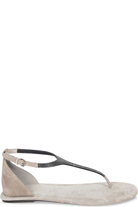 Brunello Cucinelli Sandals for Women Brunello Cucinelli Sandals With Decoration