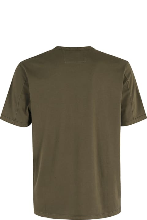 メンズ C.P. Companyのトップス C.P. Company Gamrent Dyed Logo Tshirt