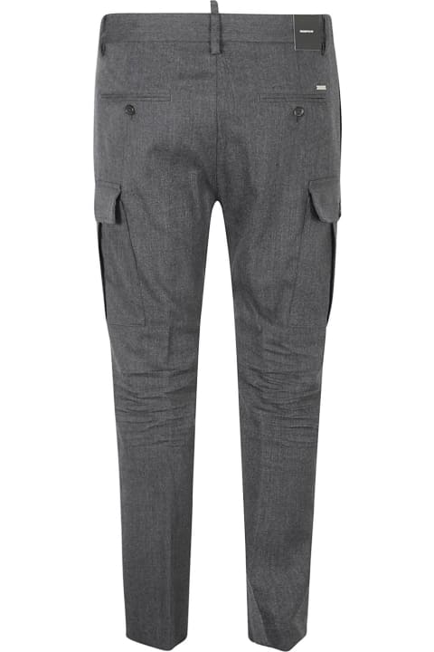 Dsquared2 Pants for Men Dsquared2 Flannel Cigarette Trousers