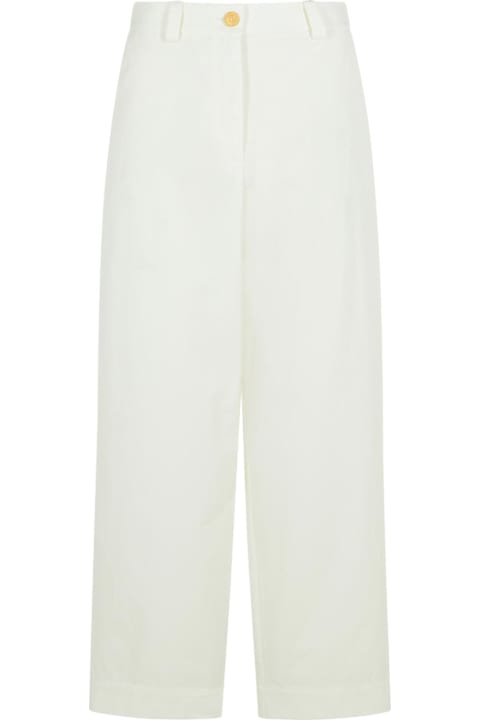 Khaite for Women Khaite Gari' White Cotton Pants