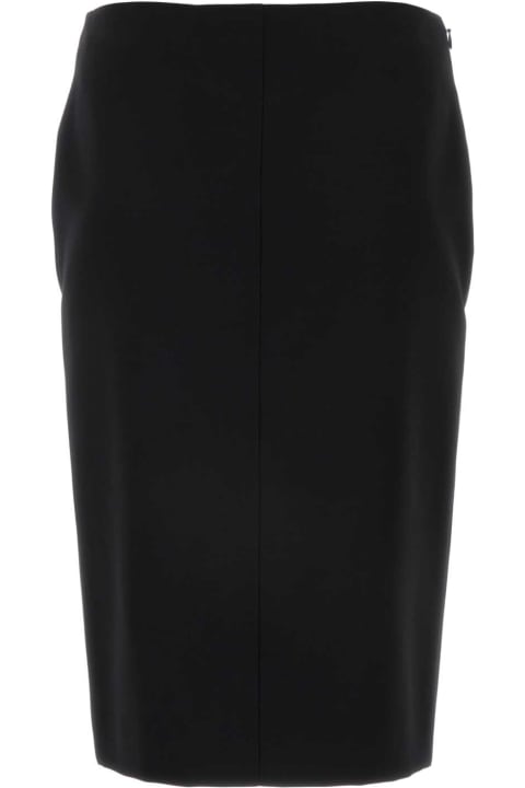 Fashion for Women Givenchy Black Wool Skirt