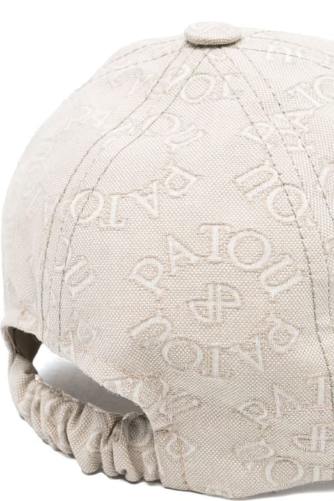 Patou Hats for Women Patou Beige Cotton Baseball Cap