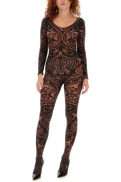 Etro جمب سوت لـ السيدات Etro Bodysuit Etro X Wolford