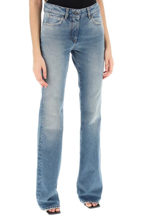 Jeans for Women Off-White Bootcut Jeans