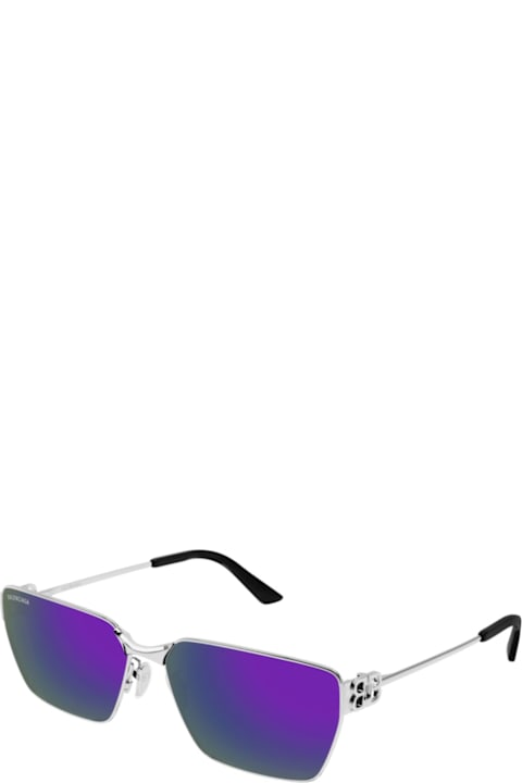 Homeware Balenciaga Eyewear Bb0374sk-003silver-silver-violet
