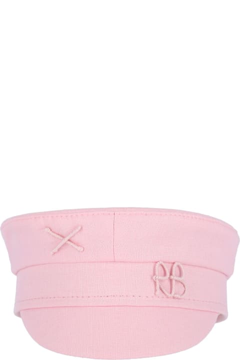 Ruslan Baginskiy for Women Ruslan Baginskiy 'baker Boy' Linen Hat