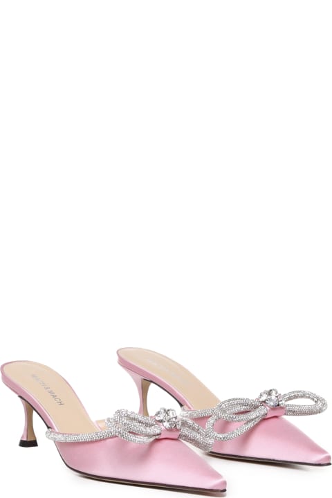 Shoes for Women Mach & Mach Mule Double Bow In Silk
