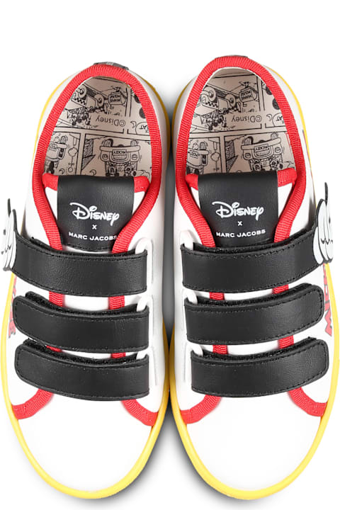 Homeware Marc Jacobs White Sneakers For Kids With Writing
