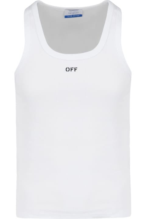 Topwear for Men Off-White Logo Tank Top