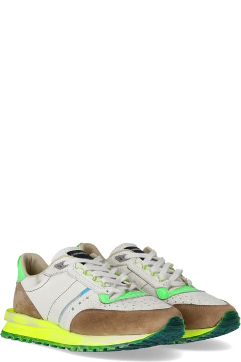 Hidnander Tenkei Track Edition White Fluo Green Sneaker