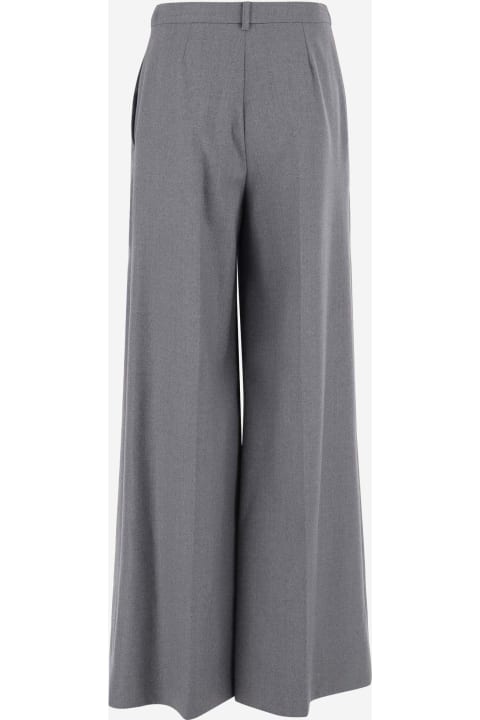 Stella McCartney Pants & Shorts for Women Stella McCartney Wool Flared Pants