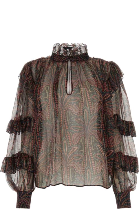 Homeware Etro Printed Crepe Blouse