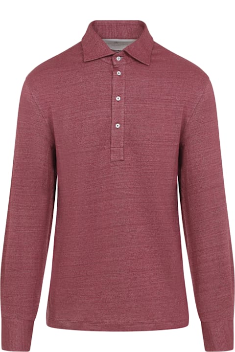Brunello Cucinelli for Kids Brunello Cucinelli Long Sleeves Polo