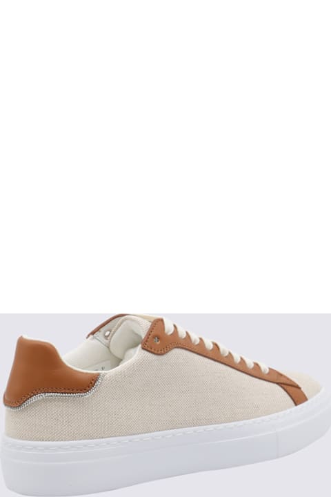 Fabiana Filippi for Women Fabiana Filippi Beige Cotton Sneakers