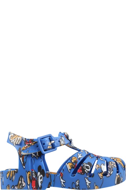 Melissa for Kids Melissa Blue Sandals For Boy With Disney Characters