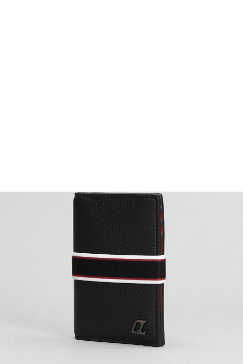 Accessories for Men Christian Louboutin Fav Wallet In Black Leather