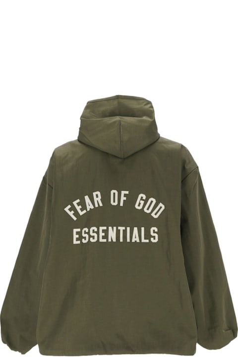 Fear of God for Men Fear of God Logo Printed Hooded Jacket