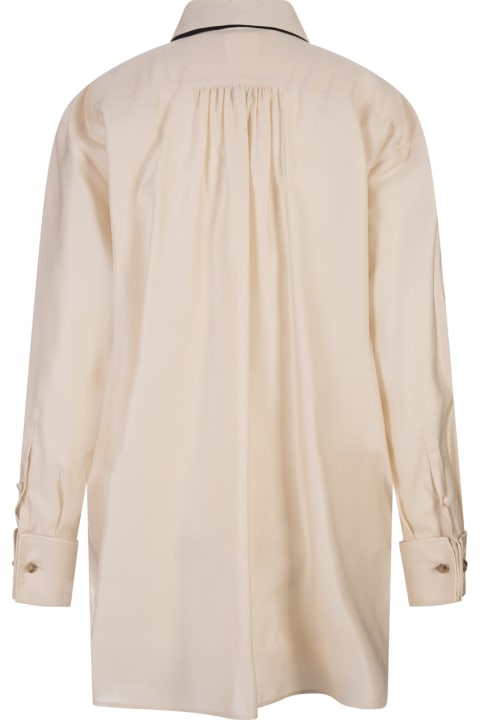 Max Mara Topwear for Women Max Mara Ivory White Marea Shirt