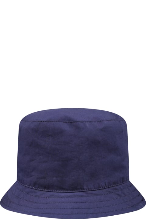 Moschino Accessories & Gifts for Baby Boys Moschino Blue Cloche For Baby Kids With Teddy Bear
