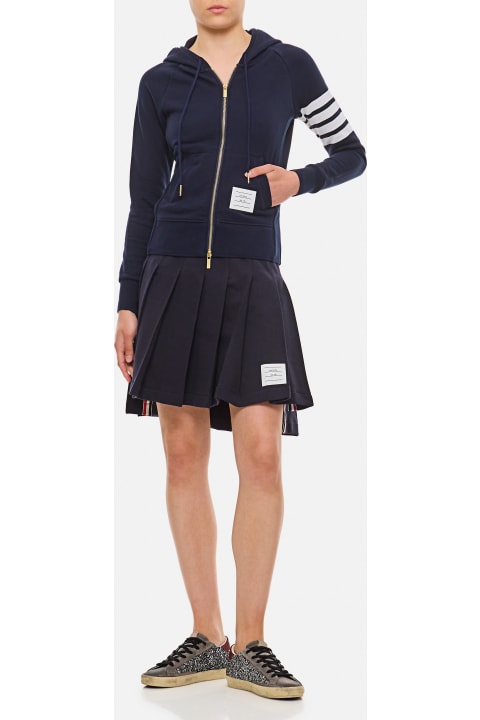 Thom Browne Coats & Jackets for Women Thom Browne Front Zipped Hoodie