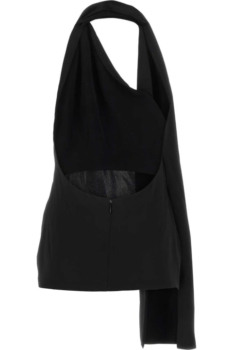Loewe Sale for Women Loewe Black Satin Mini Dress