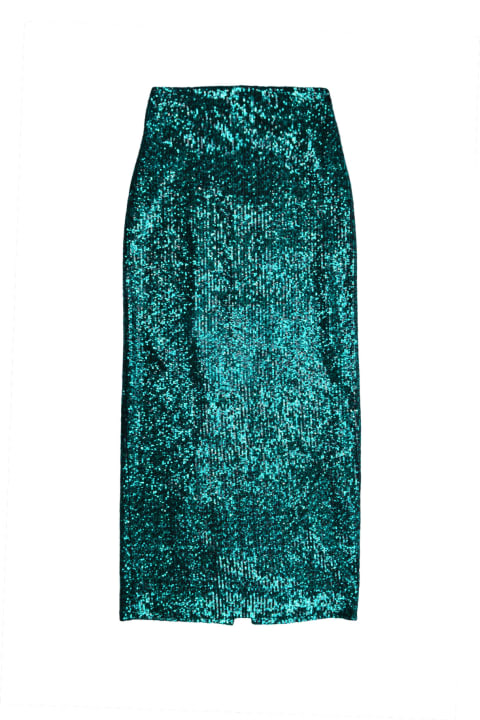 Silk Skirt With Sequins