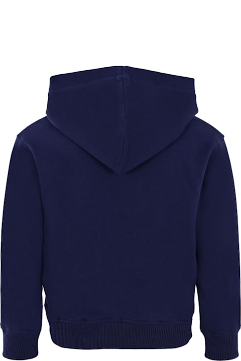 Homeware Moschino Blue Sweatshirt For Kids With Logo