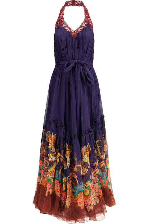 Etro فساتين لـ السيدات Etro Silk Long Dress