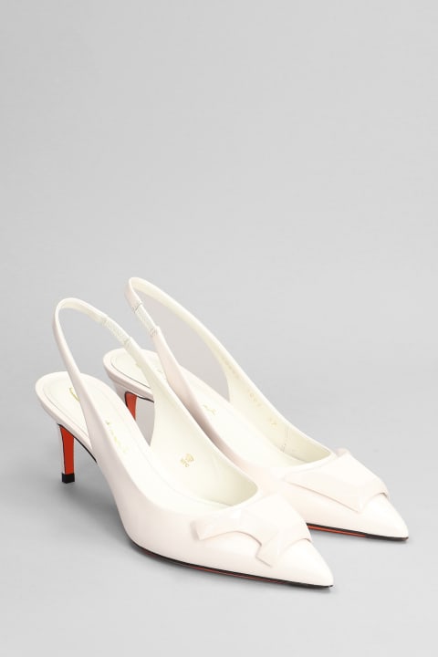 Gemmy  Pumps In White Patent Leather