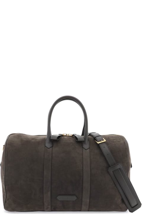 Bags Sale for Men Tom Ford Suede Duffle Bag
