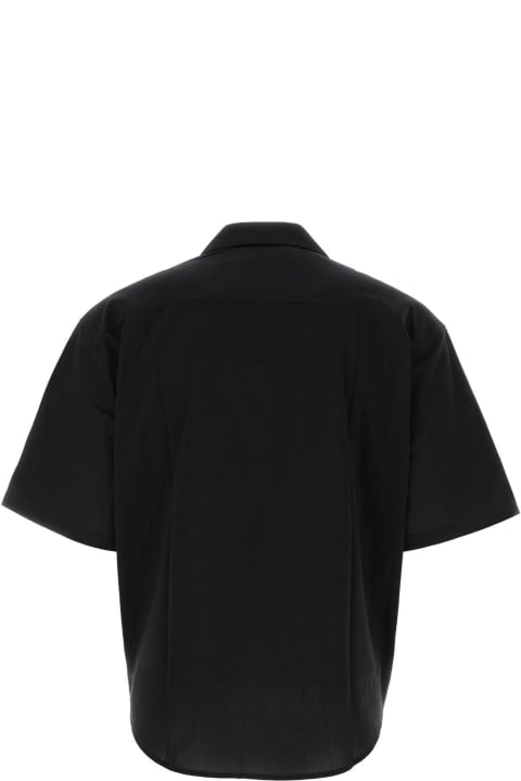 Shirts for Men Ami Alexandre Mattiussi Black Cotton Shirt