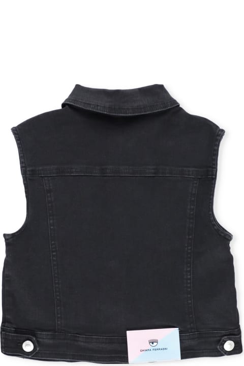 Chiara Ferragni Coats & Jackets for Girls Chiara Ferragni Vest With Logo