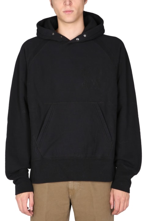 Engineered Garments سترات صوف وبدل رياضية لـ القسم الرجالي Engineered Garments Printed Sweatshirt