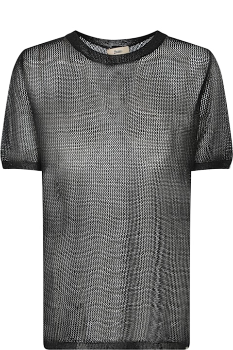 Herno Sweaters for Women Herno Black Lurex Knit