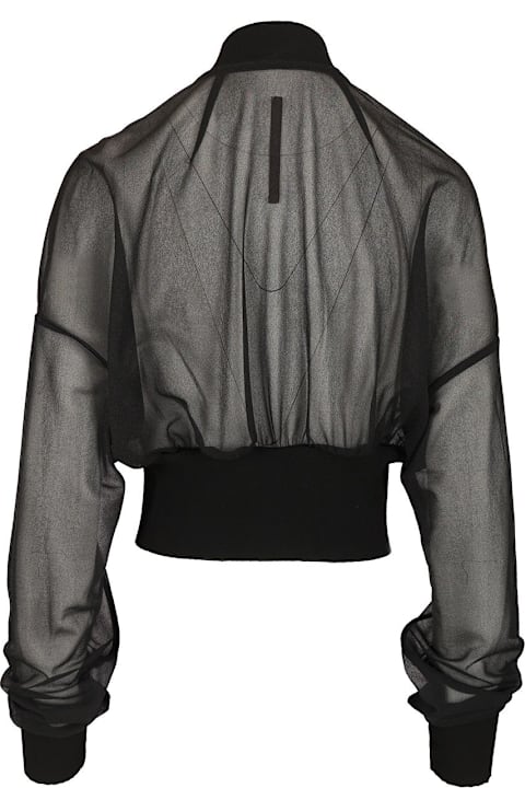 Rick Owens Lilies Clothing for Women Rick Owens Lilies Organza Jacket "flight Jacket"