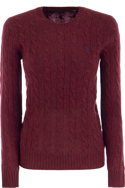 Polo Ralph Lauren Sweaters for Women Polo Ralph Lauren Polo Pony Cable-knit Crewneck Jumper
