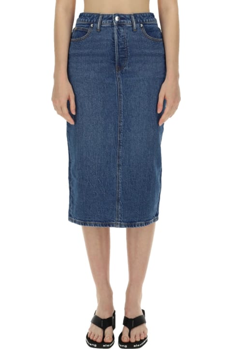 Homeware T by Alexander Wang Midi Skirt