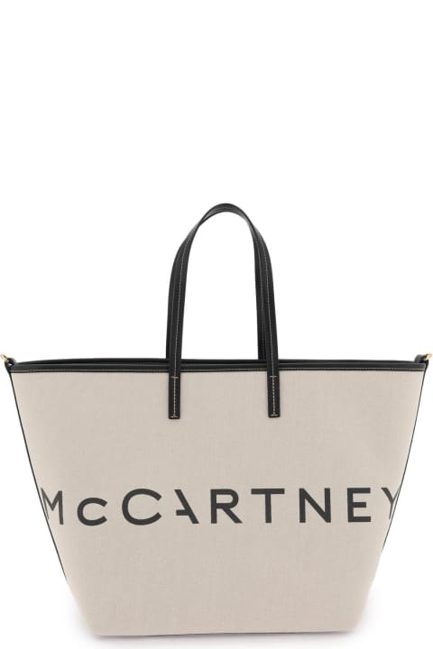 Stella McCartney Totes for Women Stella McCartney Organic Cotton Canvas Tote Bag