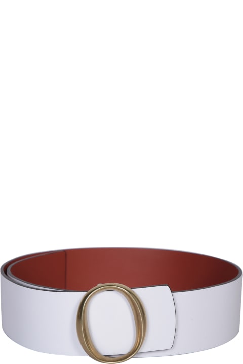 Orciani Belts for Women Orciani Soft Double Brown/white Belt