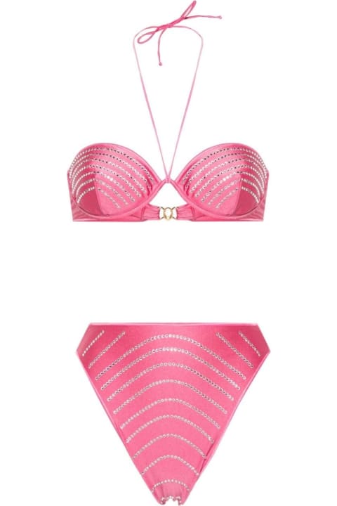 Swimwear for Women Oseree Flamingo Gem Balconette Bikini