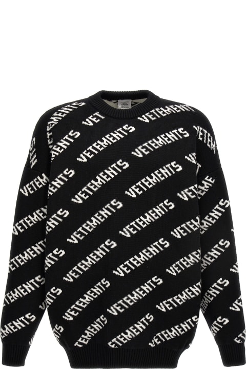 メンズ VETEMENTSのニットウェア VETEMENTS Monogram Sweater