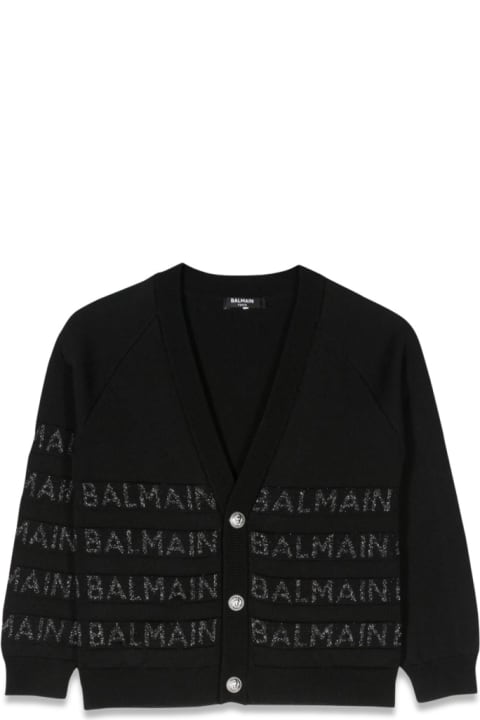 Topwear for Boys Balmain Knit Cardigan