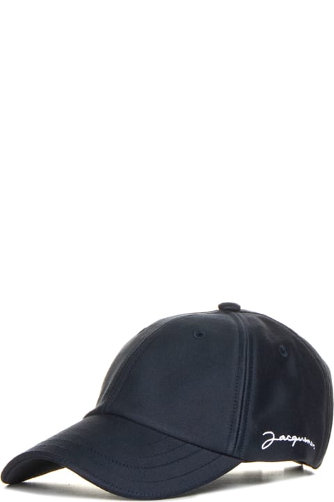 Hats for Men Jacquemus Signature Baseball Cap