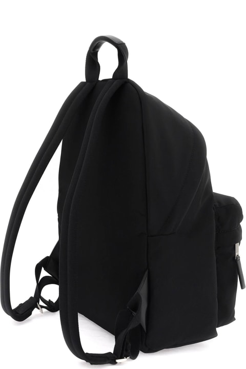 Bags for Men Palm Angels Logo Nylon Backpack