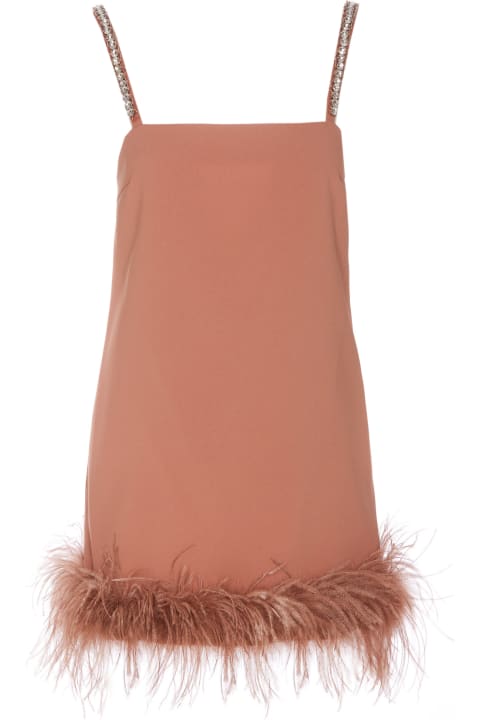 Pinko Dresses for Women Pinko Short Dress With Feathers