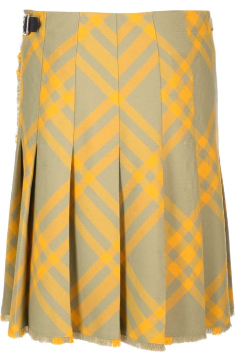 أدوات منزلية Burberry Embroidered Silk Skirt