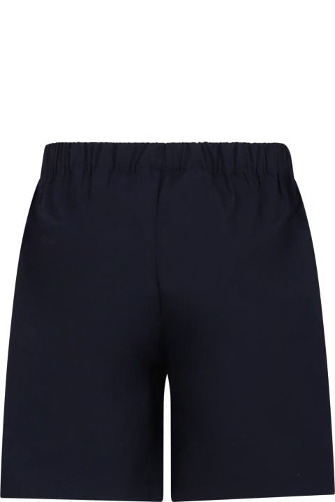Bottoms for Boys MSGM Blue Shorts For Boy With Logo
