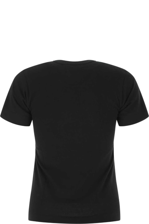 Comme des Garçons Play for Women Comme des Garçons Play Black Cotton T-shirt