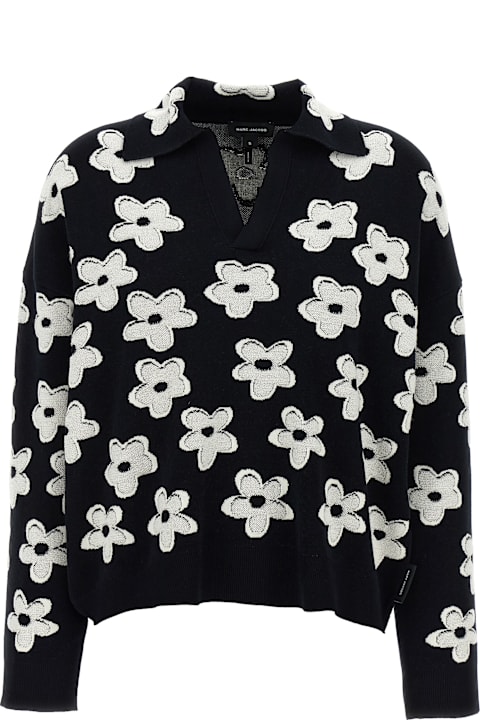 Marc Jacobs Topwear for Women Marc Jacobs 'daisy Jacquard' Polo Shirt